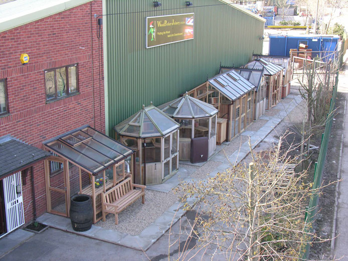 Cedar Greenhouses at Show Site @ Bramshall